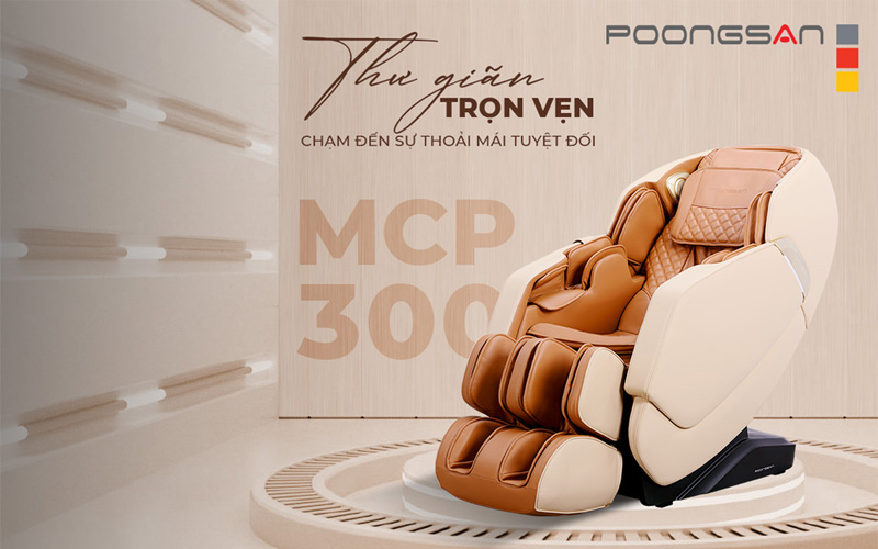 Không thể bỏ qua Ghế Massage Poongsan MCP-300