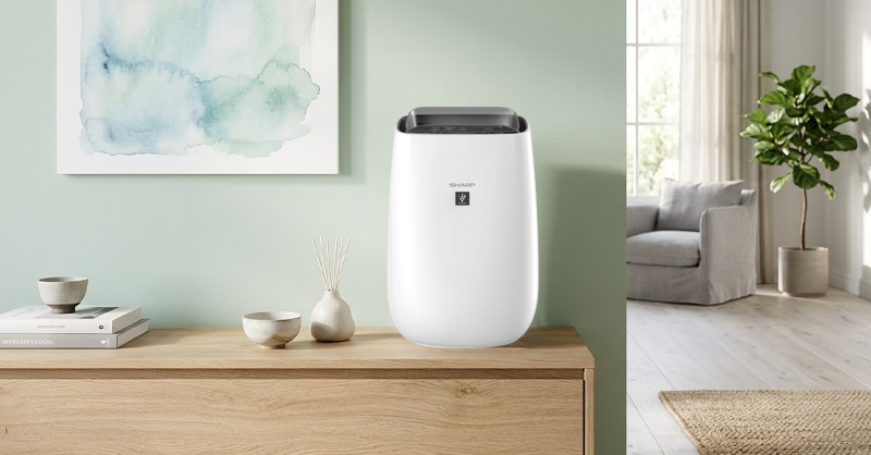 Luôn đặt máy lọc không khí Sharp trong trạng thái đứng