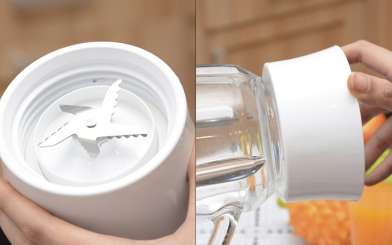 Lắp lưỡi dao và các bộ phận khác