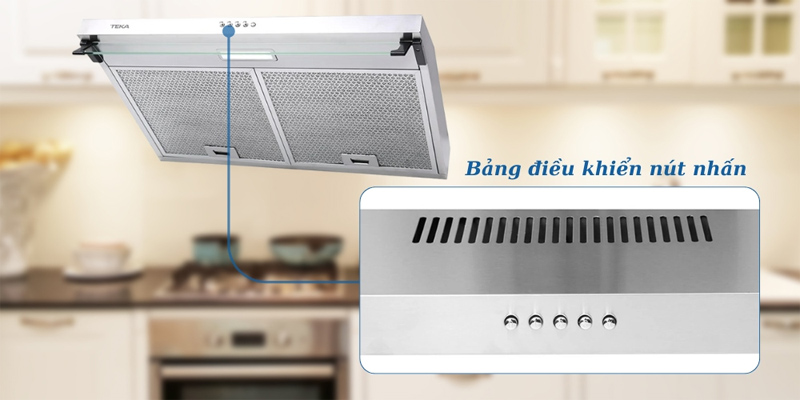 Dễ dàng điều khiển Máy hút mùi âm tủ Teka CH 1070BG