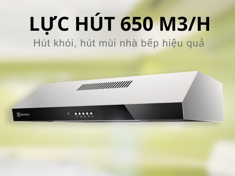 Máy hút mùi Electrolux ERF715SBA vận hành êm ái