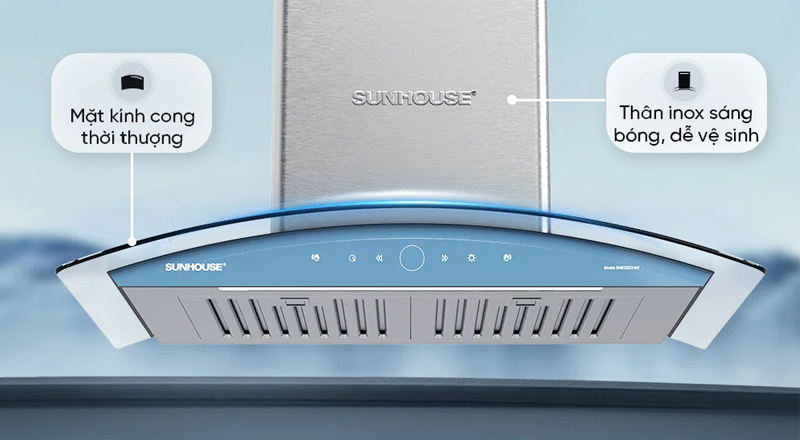 Máy Hút Mùi Sunhouse SHB72072-MT tạo điểm nhấn hiện đại 