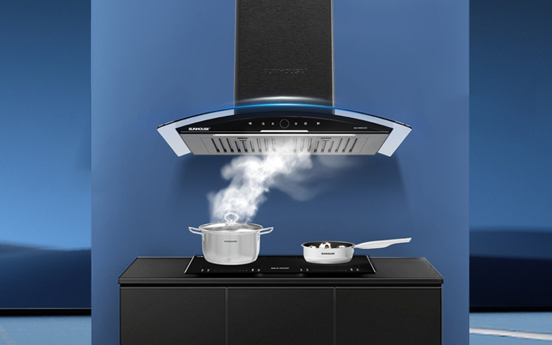 Máy hút mùi Sunhouse phù hợp với người dùng yêu thích sự tiện nghi