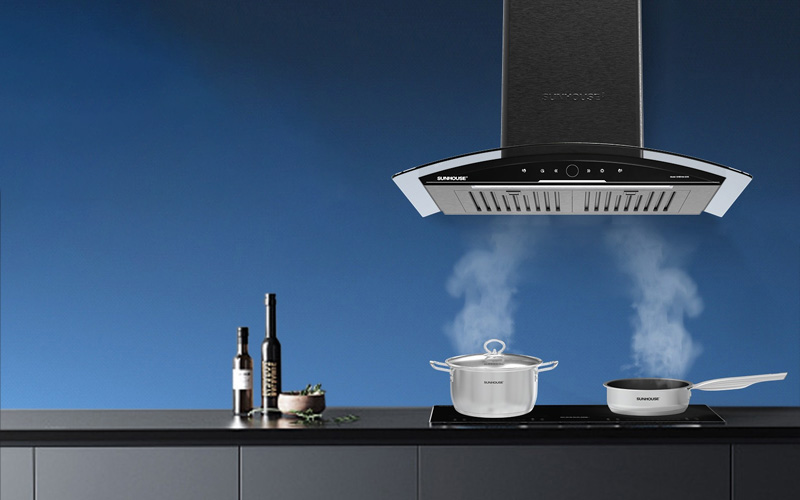 Máy hút mùi Sunhouse có nhiều ưu điểm 