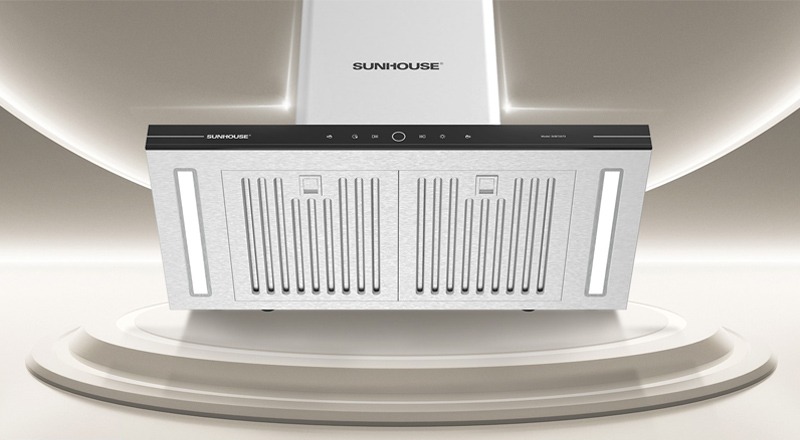 Máy hút mùi Sunhouse vận hành ổn định và êm ái