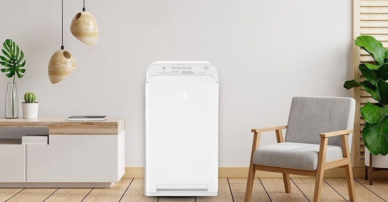 Máy Lọc Không Khí DAIKIN MC40UVM6-7 sở hữu thiết kế dạng tháp nhỏ gọn