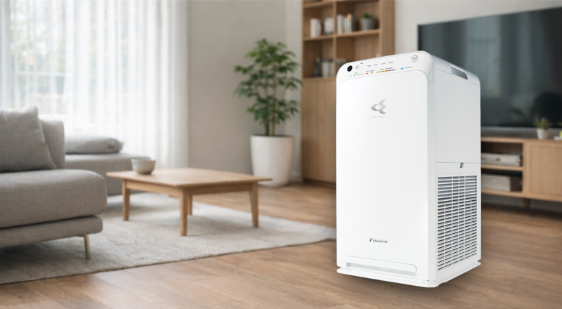 Máy Lọc Không Khí Daikin MC55UVM6-7 - Malaysia có thiết kế nhỏ gọn 
