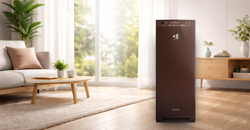 Máy Lọc Không Khí Daikin MCK555AVMV-T sở hữu thiết kế hiện đại 