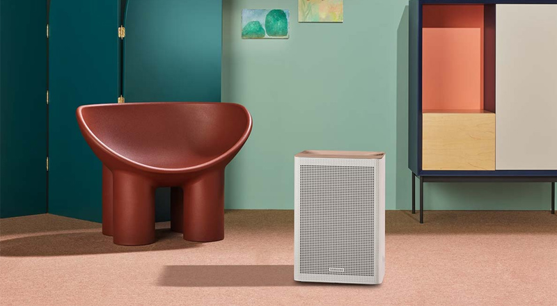 Máy Lọc Không Khí Samsung AX32BG3100GBSV có kiểu dáng hiện đại 