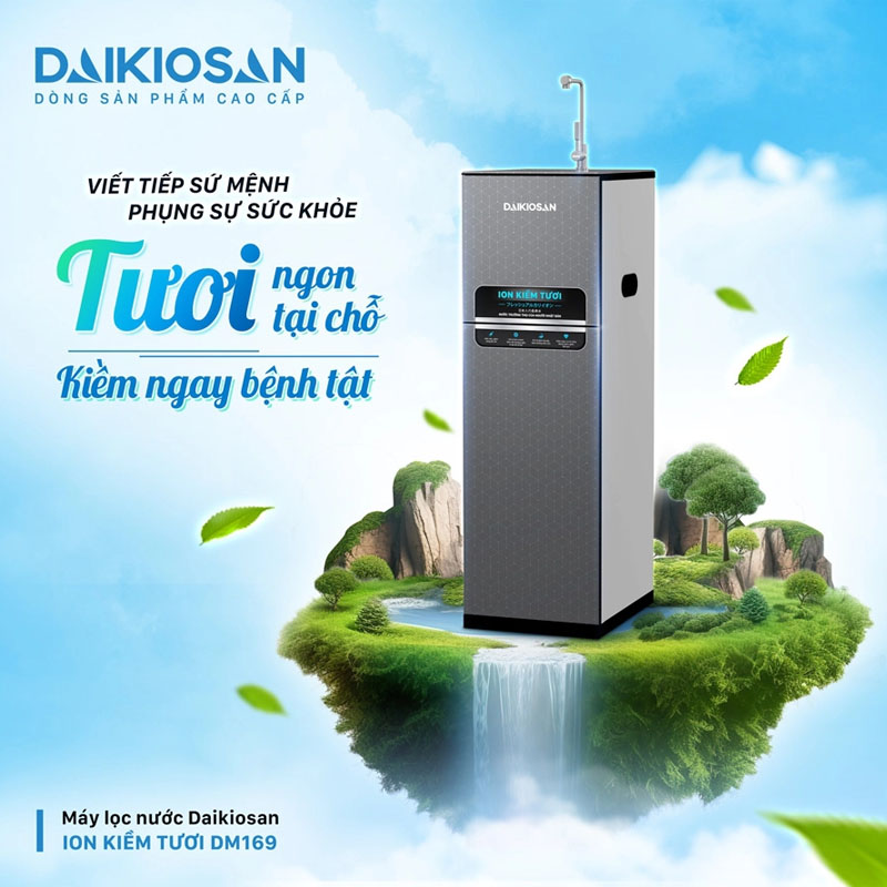 Nên tham khảo máy lọc nước Daikiosan