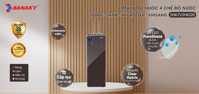 Nên tham khảo Máy Lọc Nước Sananky SNK-TV3HK020