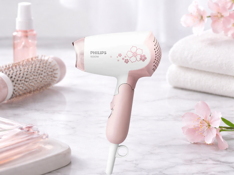 Máy sấy tóc Philips HP8108/00 1000W có thiết kế nhỏ gọn 