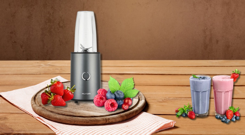 Máy xay sinh tố Hurom BL-D01CTG - Màu Xám có thiết kế nhỏ gọn 