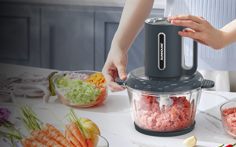 Máy Xay Thịt Sunhouse SHD5403 có thiết kế hiện đại 