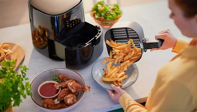 Dung tích là yếu tố quan trọng cần cân nhắc khi mua nồi chiên không dầu