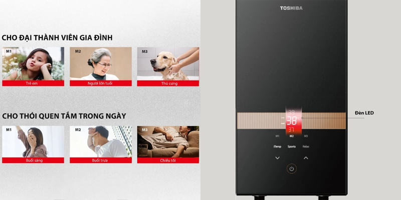 Khi nào nên mua máy nước nóng Toshiba