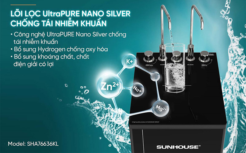Máy Lọc Nước RO UltraPURE Sunhouse SHA76636KL 11 Lõi