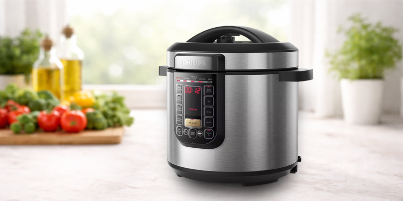Nồi Áp Suất Đa Năng Philips HD2237/66 có thiết kế tinh tế