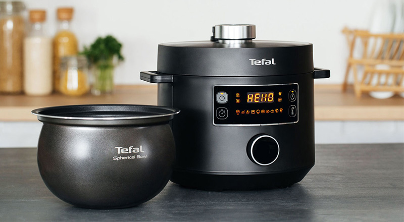 Nồi Áp Suất Điện Đa Năng Tefal CY754830 có thiết kế tối giản 