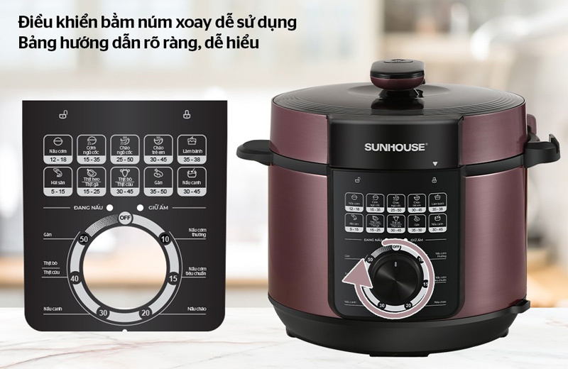 Nồi Áp Suất Điện Đa Năng Sunhouse SHD1657