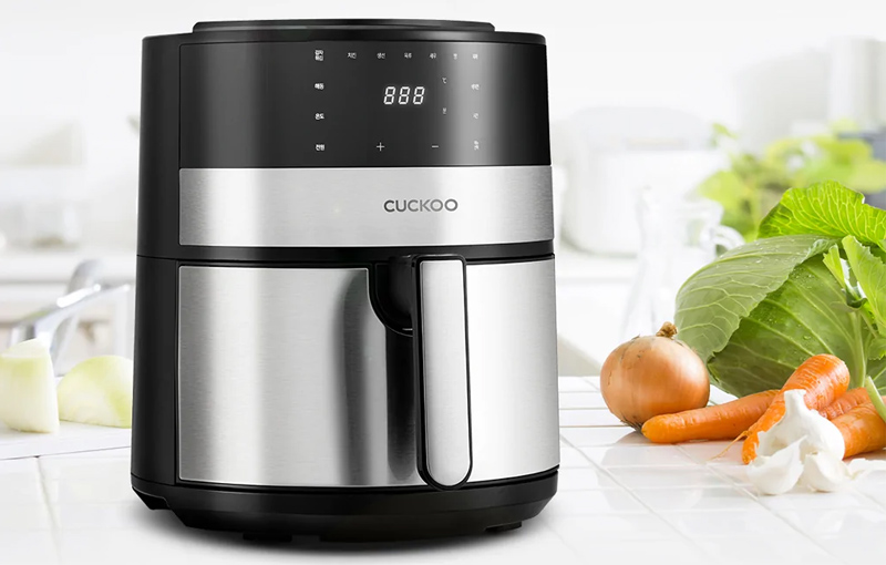 Nồi Chiên Không Dầu Cuckoo CAF-F0410T/BKVNCV có thiết kế tối giản