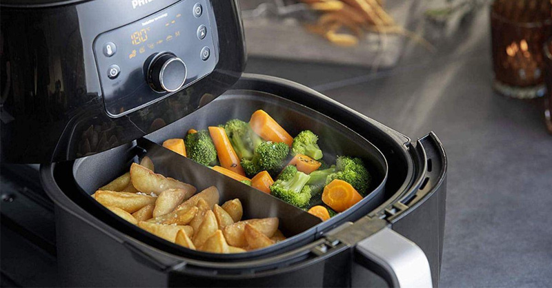 Nồi chiên không dầu giữ được độ giòn ngon hấp dẫn của thực phẩm