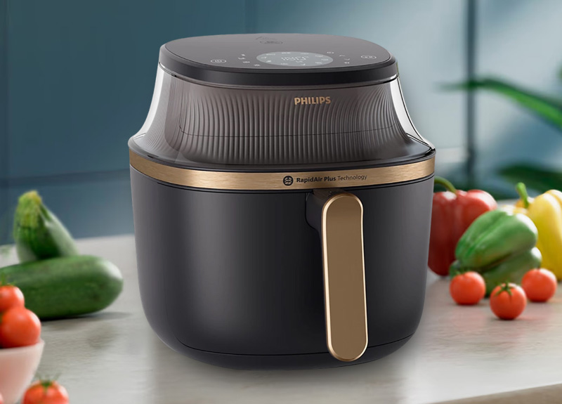 Nồi Chiên Không Dầu Philips NA342/00 có kiểu dáng hiện đại 