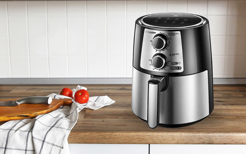 Nồi chiên không dầu Sharp mang đến trải nghiệm nấu nướng tiện nghi