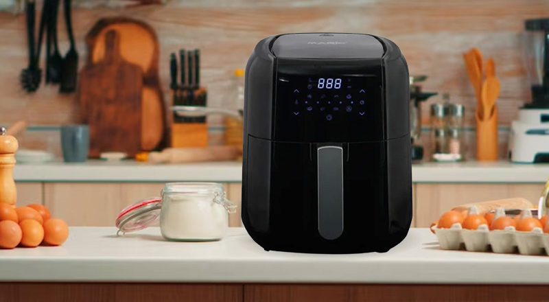 Nồi Chiên Nướng Không Dầu Magic Eco AC-102 có kích thước nhỏ gọn 