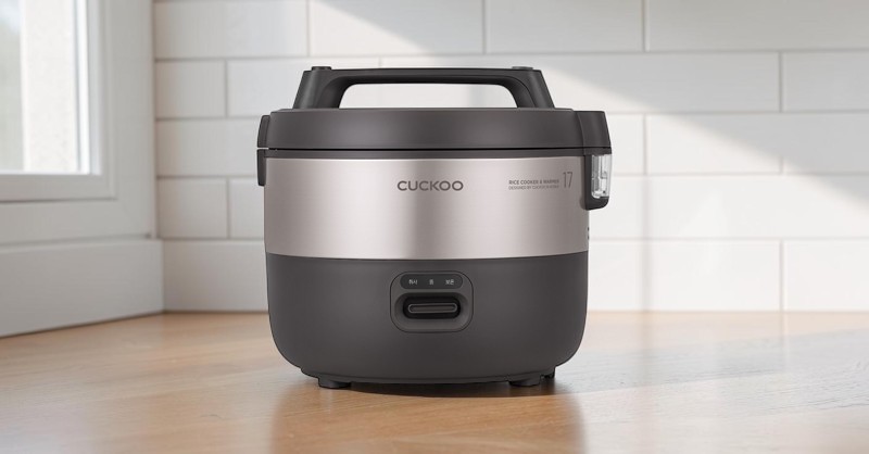 Nồi Cơm Điện Cuckoo CR-1755/KBBKCRVN có kiểu dáng hiện đại