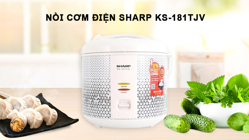 Nồi Cơm Điện Sharp KS-181TJV