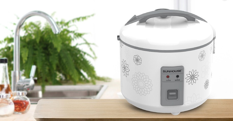 Nồi Cơm Điện Sunhouse SHD8603 sở hữu hoa văn nổi bật