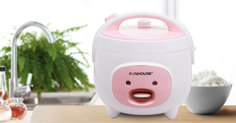Nồi Cơm Điện Sunhouse SHD8607W 1.8 Lít có thiết kế hiện đại