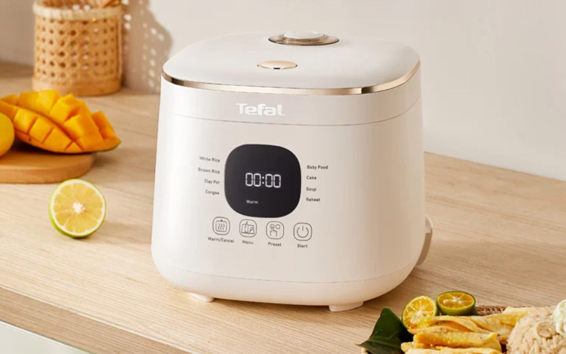 Nồi Cơm Điện Tử Tefal Rice Mate Mini RK515168 có kiểu dáng nhỏ gọn