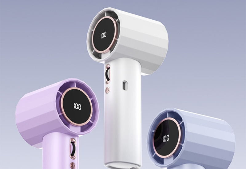 Quạt Cầm Tay Mini Kachi MK400 có thiết kế cầm tay nhỏ gọn