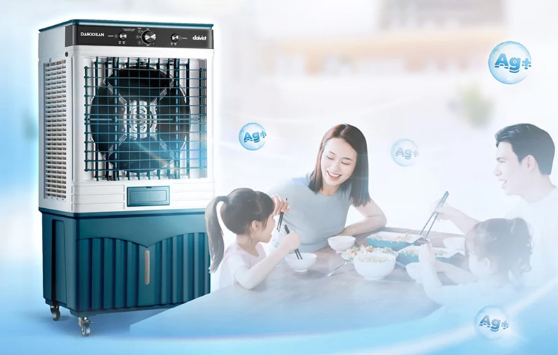 Quạt điều hòa Daikiosan tích hợp nhiều mức công suất 