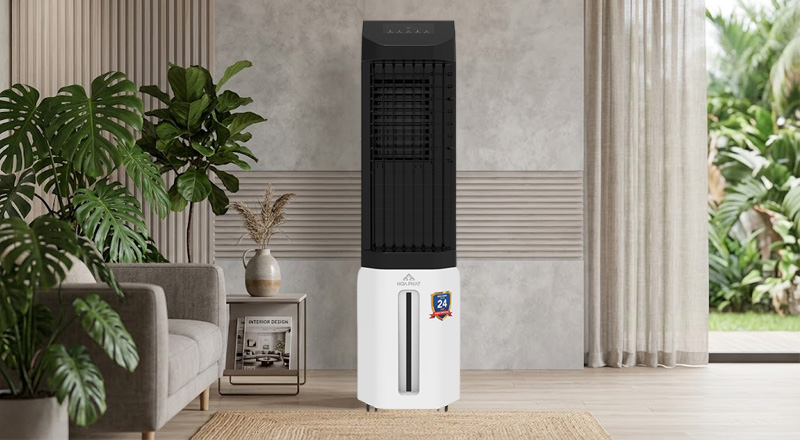 Quạt điều hòa Hòa Phát HPCF1-045 112W sở hữu thiết kế gọn gàng 