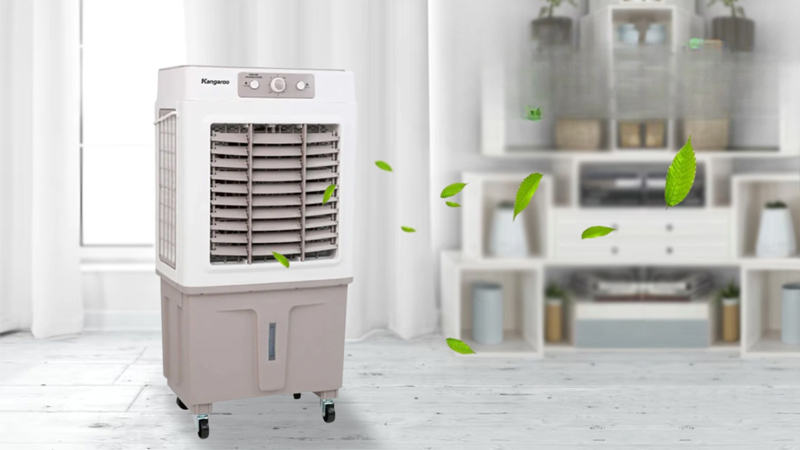 Quạt điều hòa Kangaroo có màu sắc trang nhã