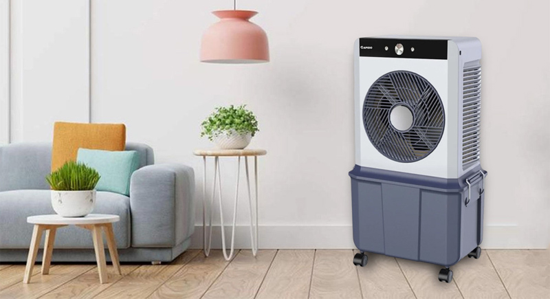 Dễ dàng vệ sinh thùng nước Quạt Điều Hòa Rapido WIN M