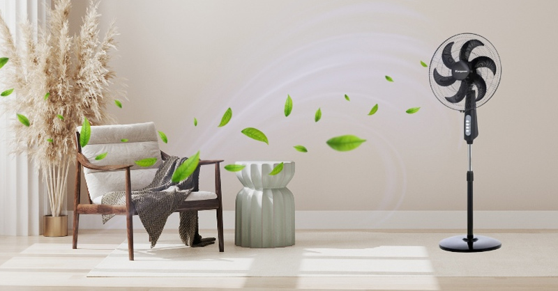 Quạt đứng Kangaroo KGEF06SM khoác lên mình vẻ đẹp thanh lịch