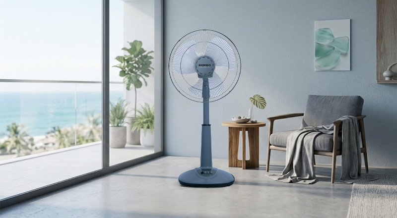 Quạt Lỡ Senko L1638 được sinh viên lựa chọn nhờ thiết kế gọn gàng