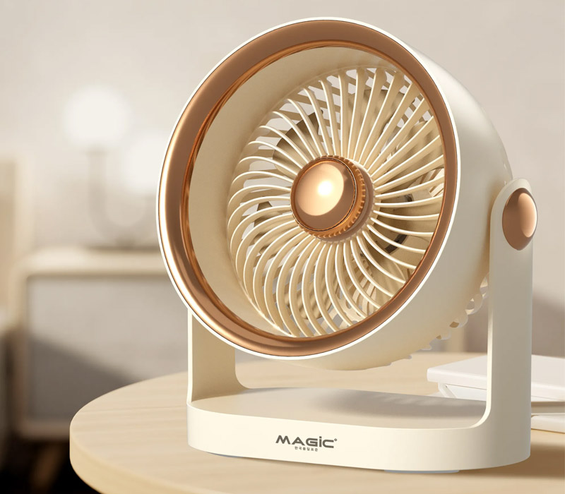 Quạt sạc để bàn mini Magic A-005 có 4 mức tốc độ gió