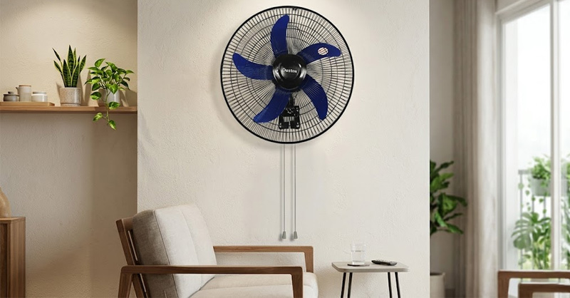 Quạt treo tường tiết kiệm diện tích hiệu quả