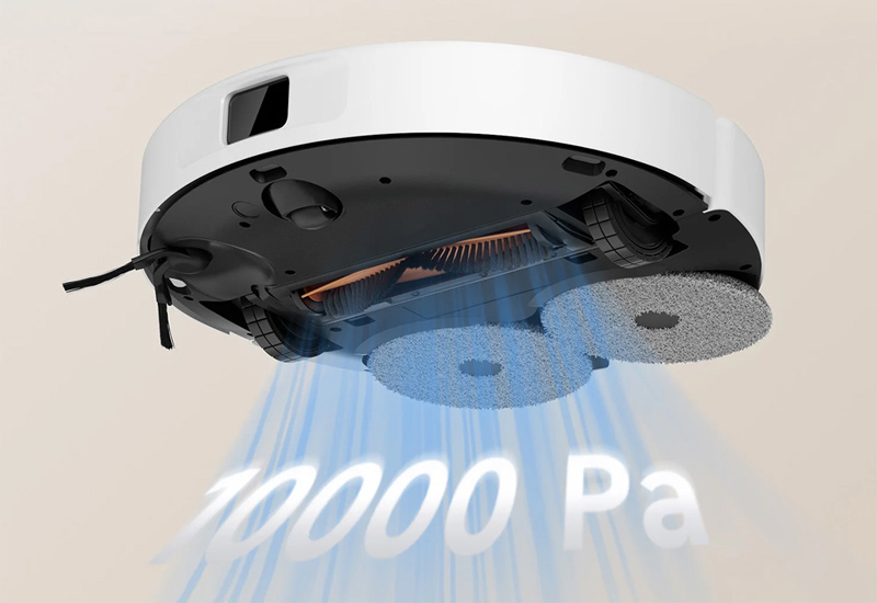 Robot Hút Bụi Lau Nhà Xiaomi Vacuum H50 EU có lực hút mạnh mẽ