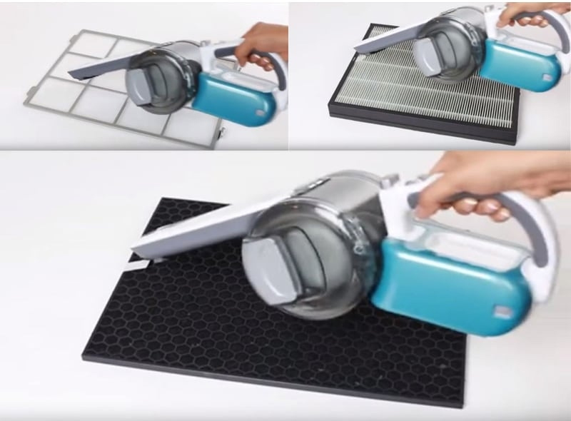 Vệ sinh bộ lọc bằng dụng cụ phù hợp 