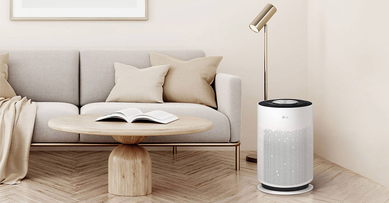 Đặt máy lọc không khí LG cách tường ít nhất 20 - 30cm