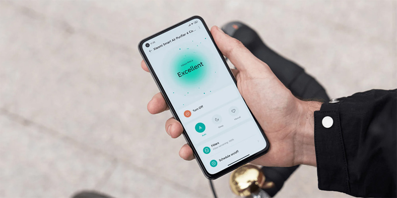 Xiaomi Air Purifier 4 Compact và 4 Lite cho phép kết nối qua app