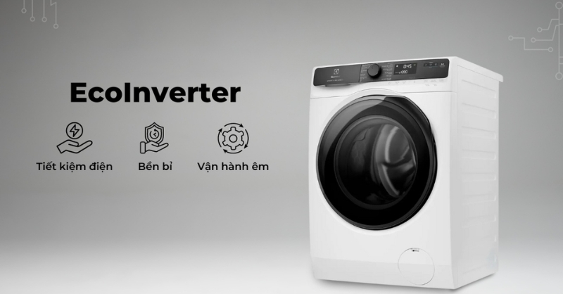 Công nghệ EcoInverter tiết kiệm điện, vận hành êm