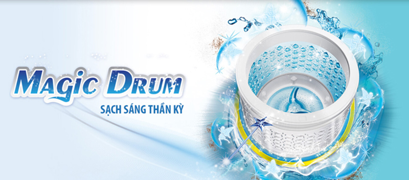 Khám phá công nghệ Magic Drum trên máy giặt Toshiba là gì?