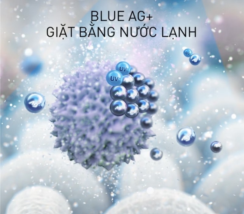 Máy giặt Panasonic diệt khuẩn UV Blue Ag+